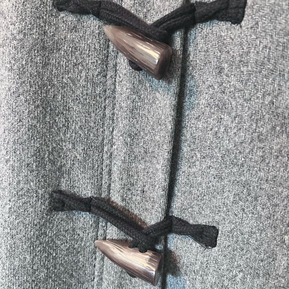 Banana Republic Wool Gray Front Zipper Car Coat - Picture 6 of 9